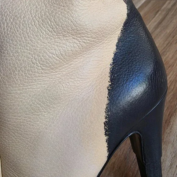 Chanel Blizzard Black&White Knee High Boots Retail $1500 37C - Picture 8 of 16